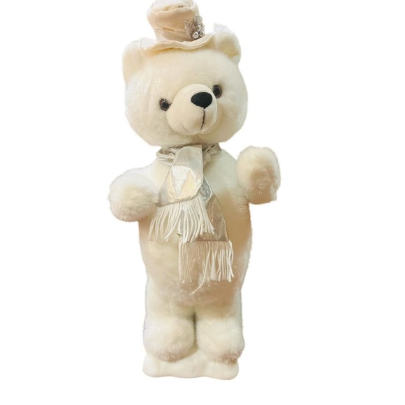 Christmas Vintage Telco Animated Display Bear Motion Ettes - Picture 1 of 13